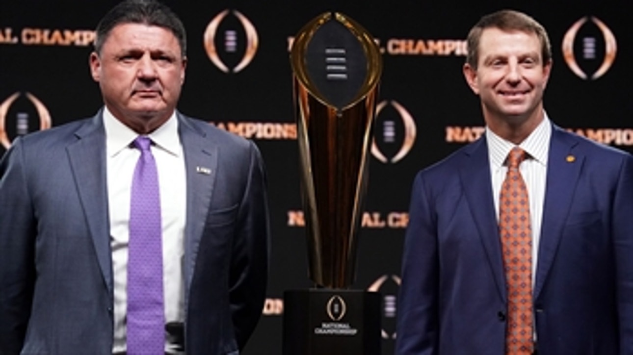 Skip and Shannon make their picks for the National Championship between LSU and Clemson