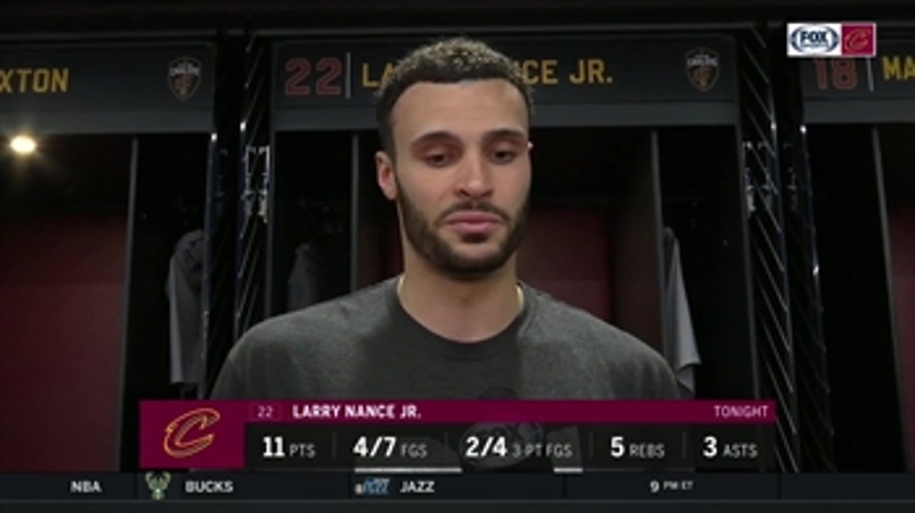 Larry Nance Jr. thought the Cavs played selfishly against the Pistons on Saturday