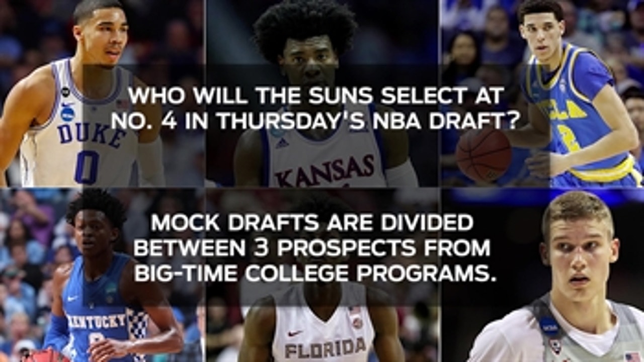 Mocks roundup: Suns to choose between Fox, Jackson, Tatum