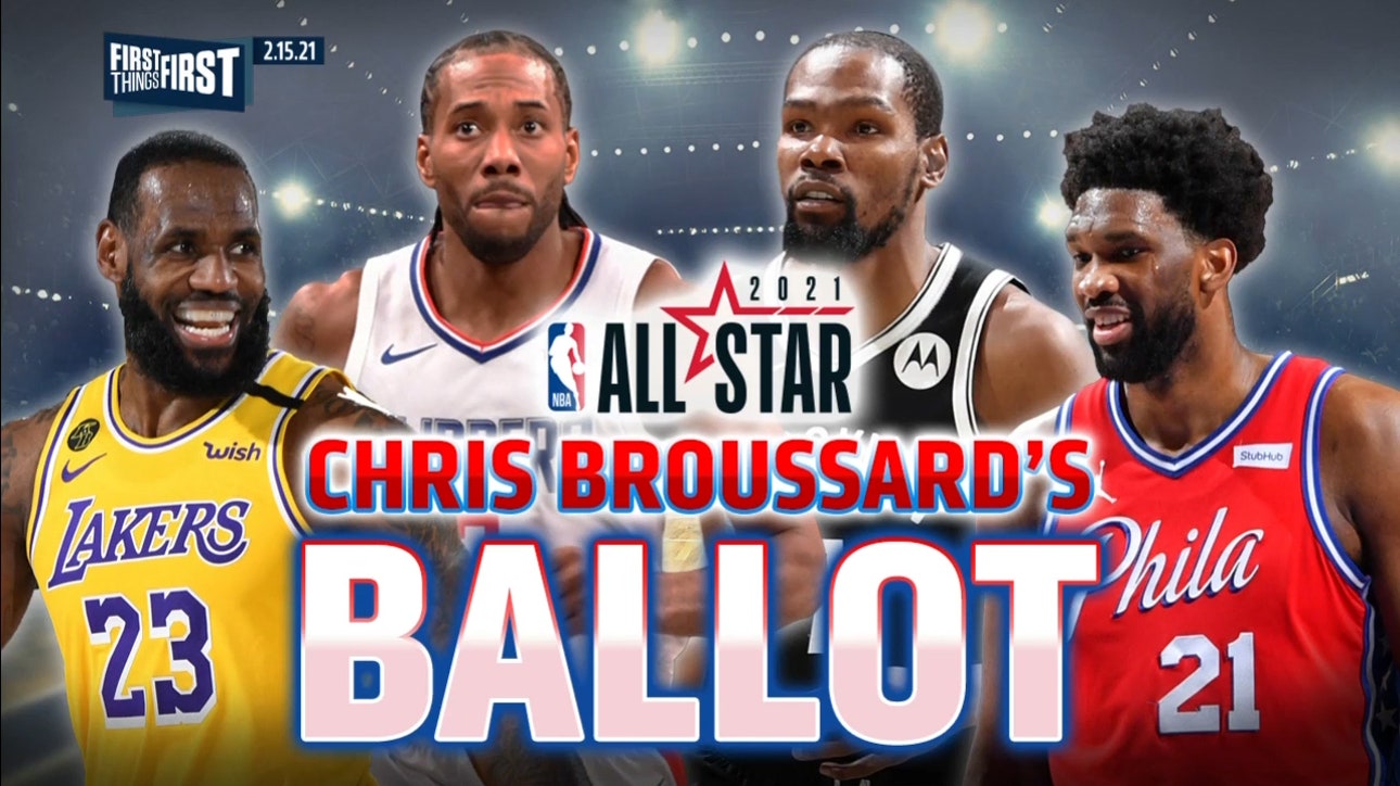 Chris Broussard reveals his official NBA All-Star starters ballot for the East ' FIRST THINGS FIRST