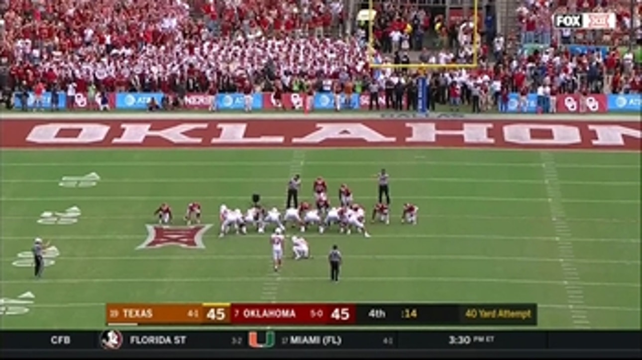 HIGHLIGHTS: Dicker kicks game-winner, Texas beats Oklahoma 48-45 | Red River Showdown