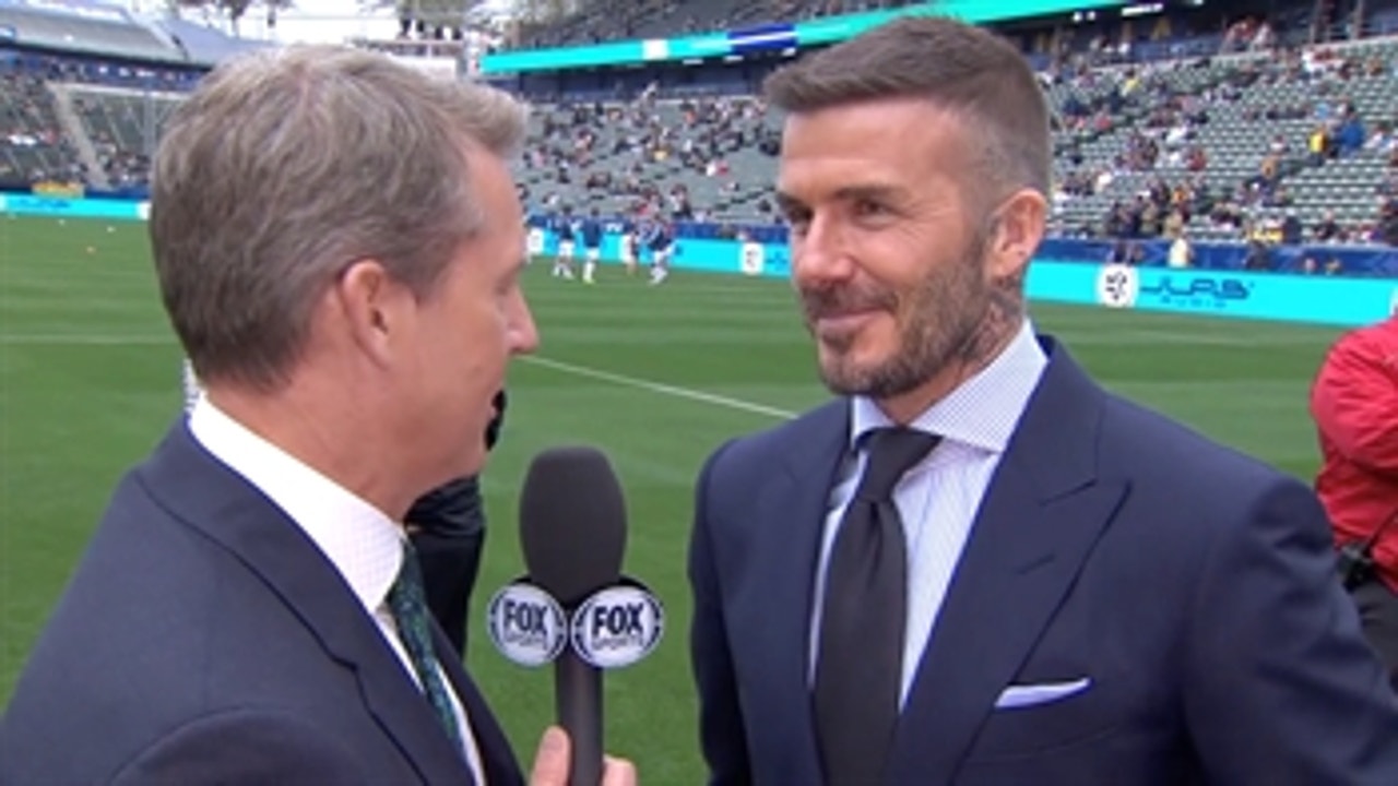 David Beckham chats with Rob Stone about his statue unveiling and Inter Miami's future in the MLS