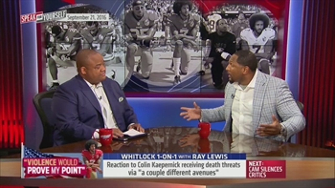 Whitlock 1-on-1: Ray Lewis gives advice to Colin Kaepernick - 'Speak For Yourself'