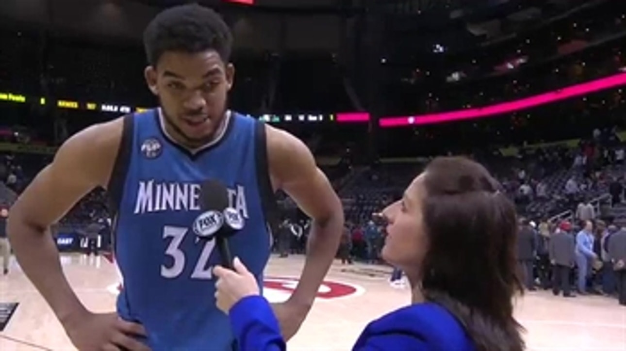 Towns after win in Atlanta: 'you've just got to weather the storm'