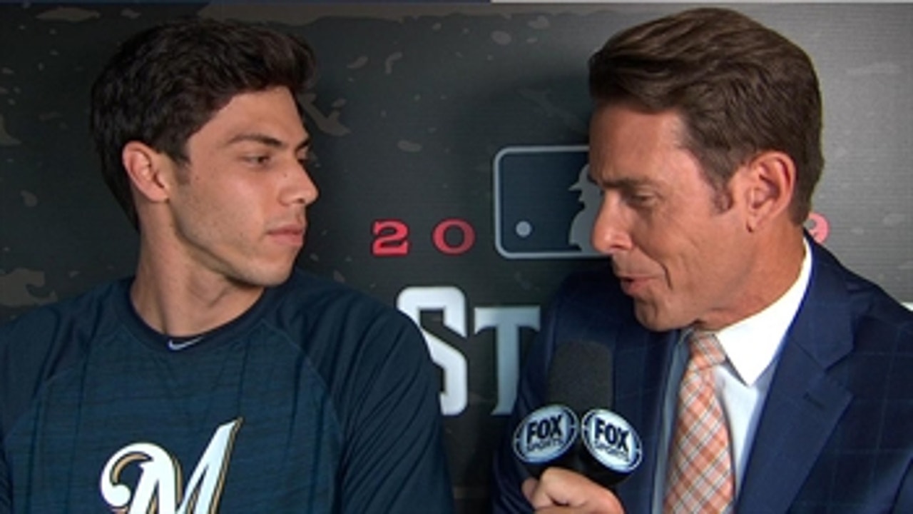 Christian Yelich talks with Tom Verducci about starting the All Star Game for the National League