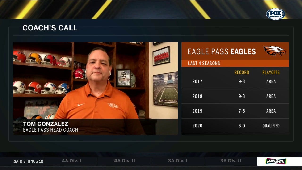 Eagle Pass Coach's Call with Tom Gonzalez ' High School Scoreboard Live