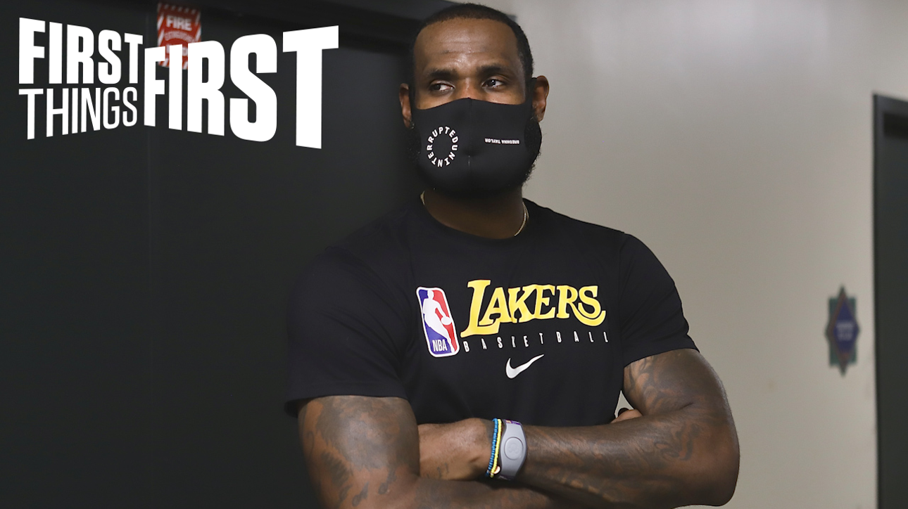 Nick Wright reacts to LeBron James out indefinitely after suffering ankle sprain | FIRST THINGS FIRST