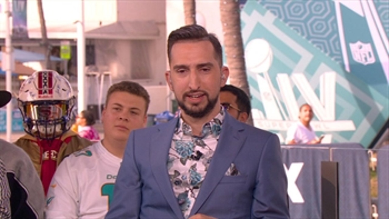 Nick Wright makes his official Super Bowl LIV pick | LIVE FROM MIAMI