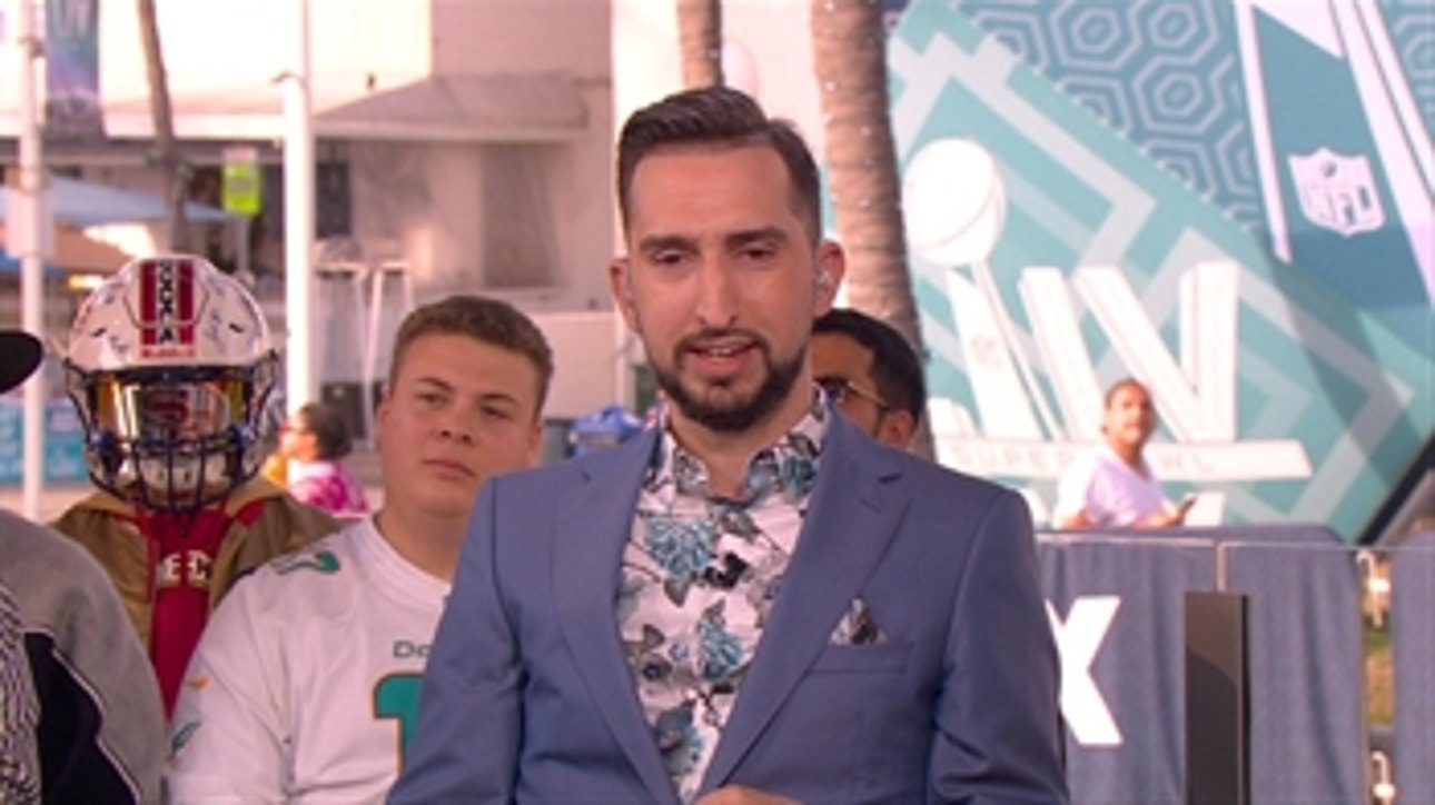 Nick Wright makes his official Super Bowl LIV pick | LIVE FROM MIAMI