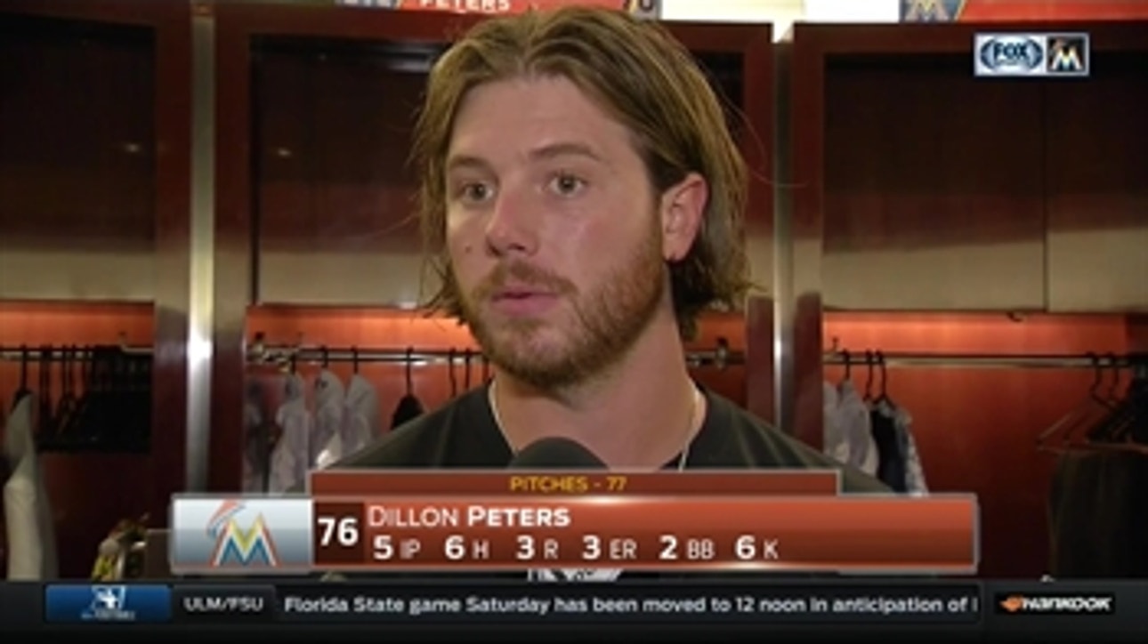 Dillon Peters after 1st MLB loss: 'I'm just gonna go out there and keep working'