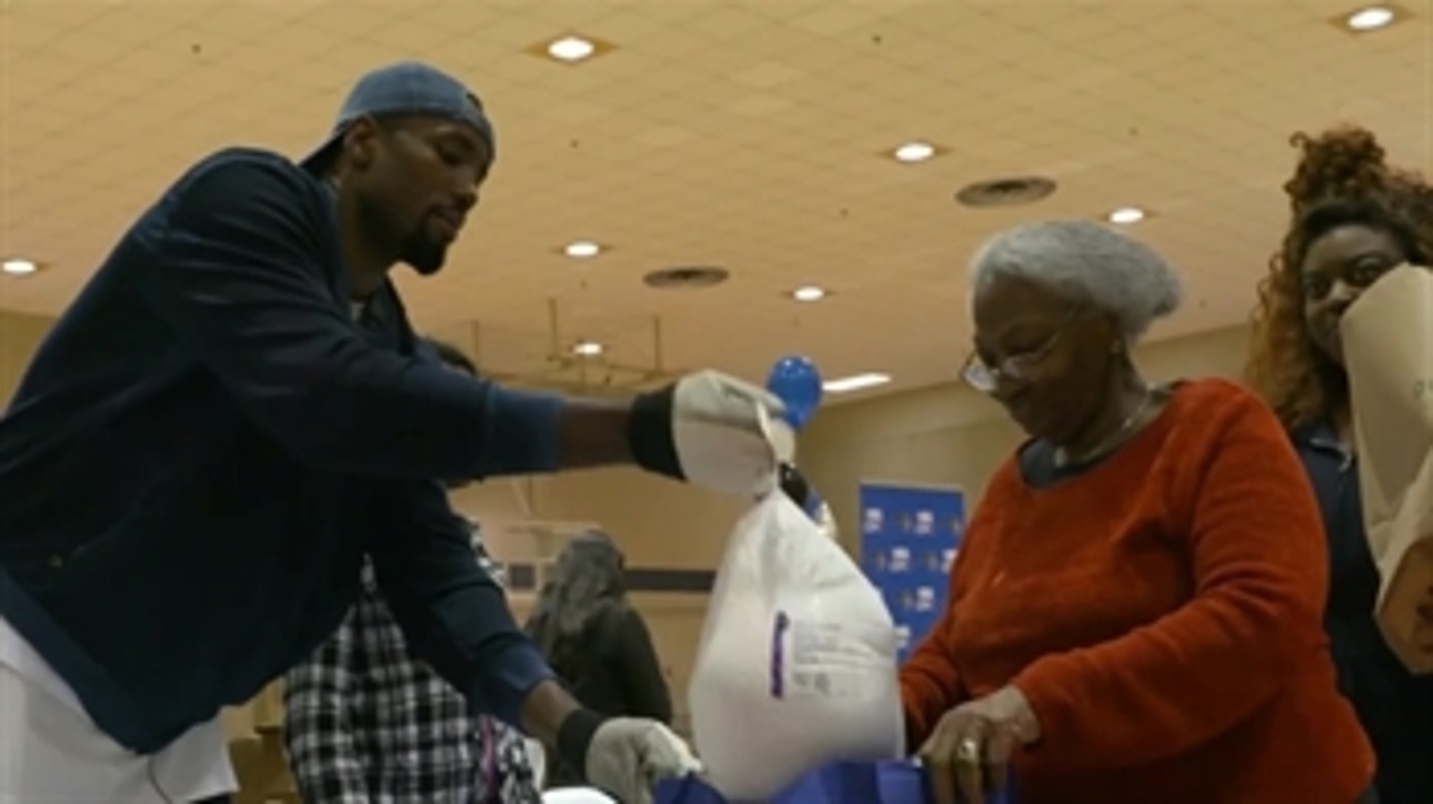 For Serge Ibaka, giving back a part of being in a community