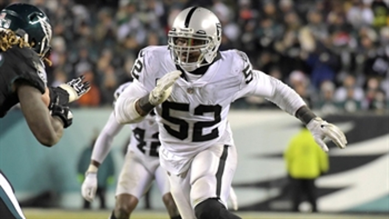 Tony Gonzalez: Oakland's season will 'go down the drain' if they don't resign Khalil Mack