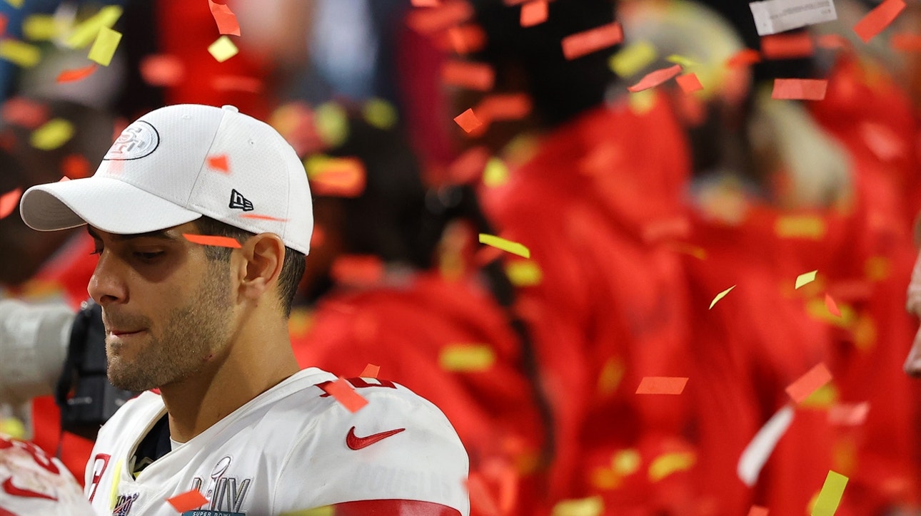 Greg Jennings doesn't believe Jimmy G was 'unfazed' by 49ers' interest in Tom Brady