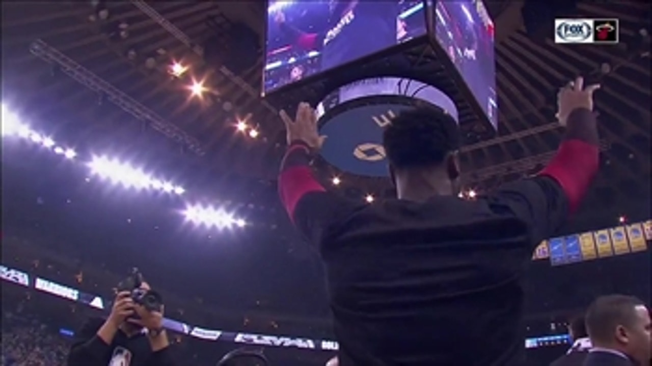 One Last Dance: Dwyane Wade receives touching tribute in Golden State