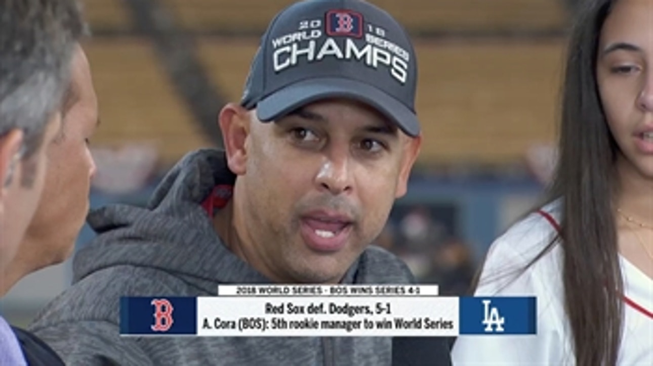 Red Sox Manager Alex Cora discusses winning the 2018 World Series