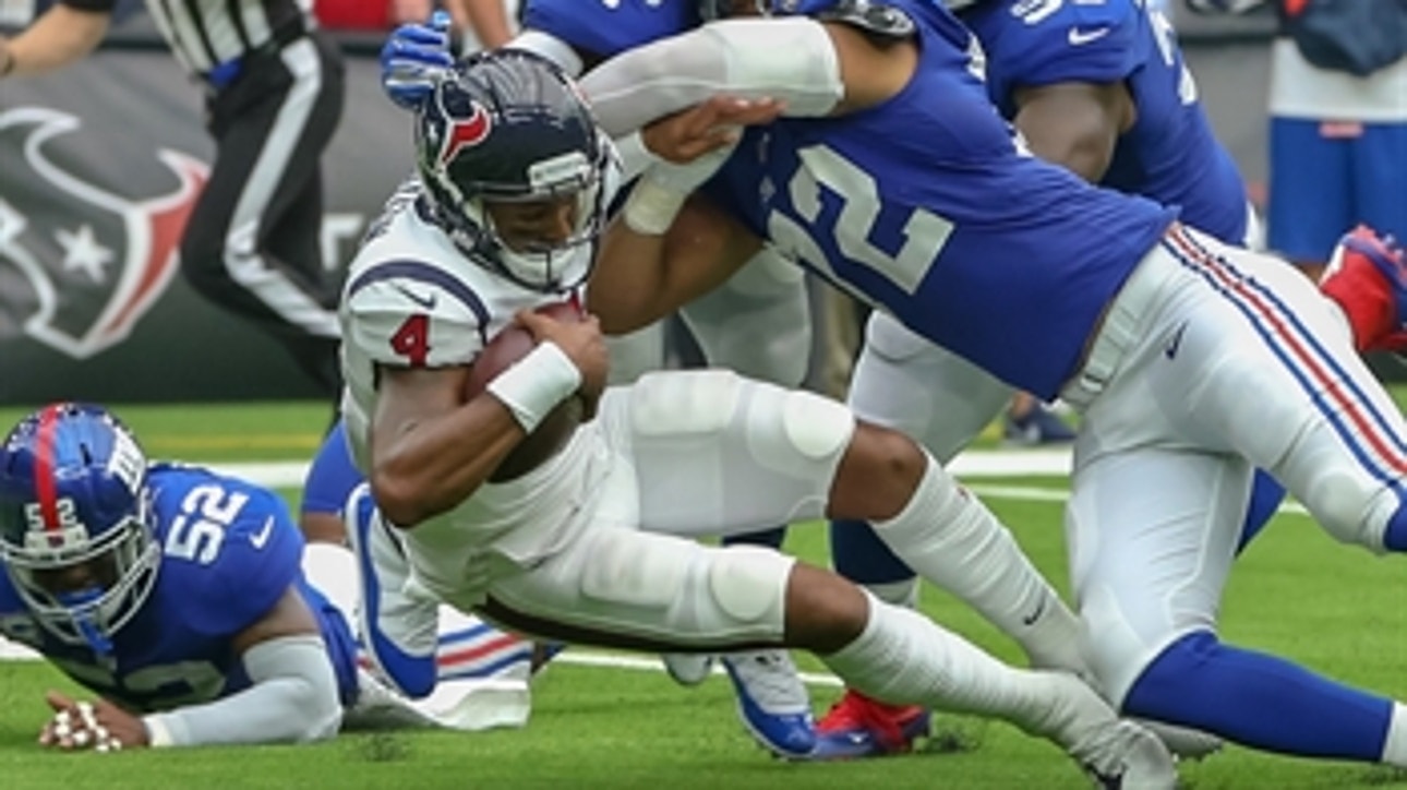 Colin Cowherd: If Texans don't improve offensive line, Deshaun Watson may be the next Andrew Luck