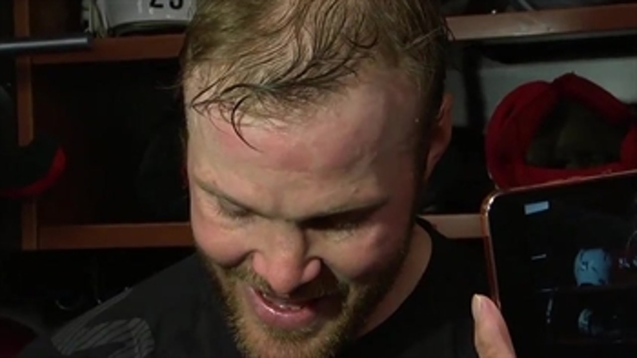 Hurricanes' Bryan Bickell gets extremely emotional after first game back in Carolina
