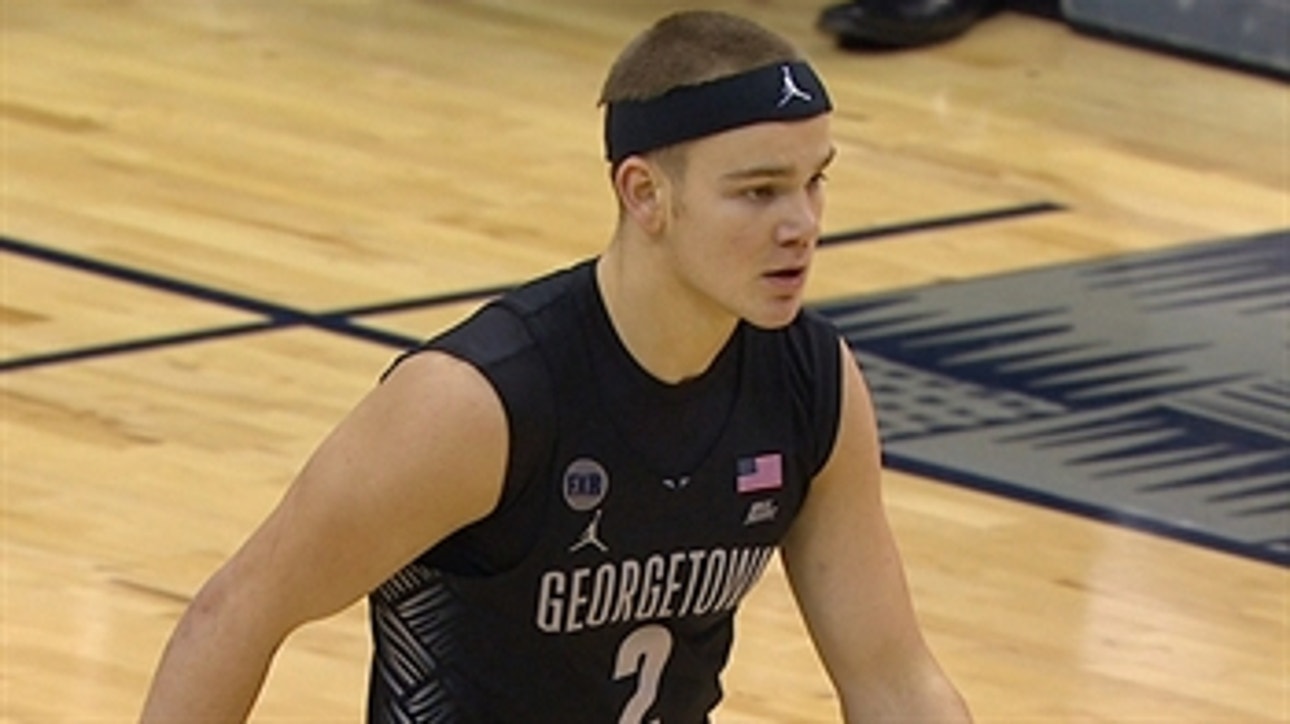 Mac McClung gets hot from deep as Georgetown upsets No. 17 Villanova