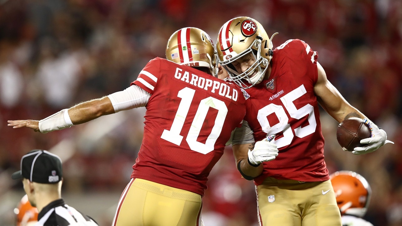 49ers' George Kittle talks playing with Jimmy G: 'He's one of the best leaders I've ever been around'