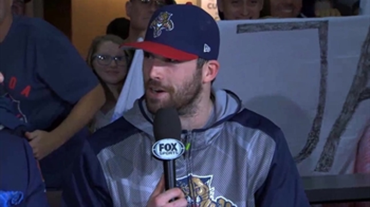 Erik Gudbranson describes the feeling of first place