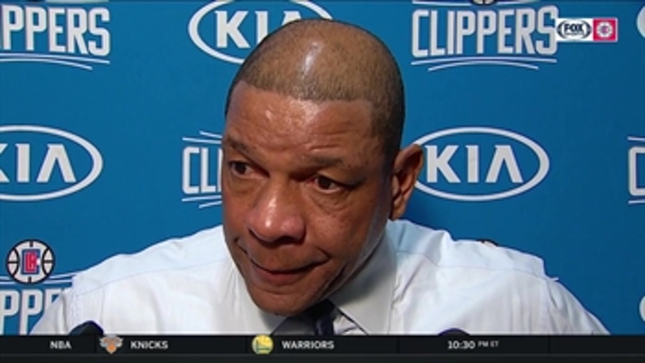 Doc Rivers discusses win over Raptors ' Clippers LIVE