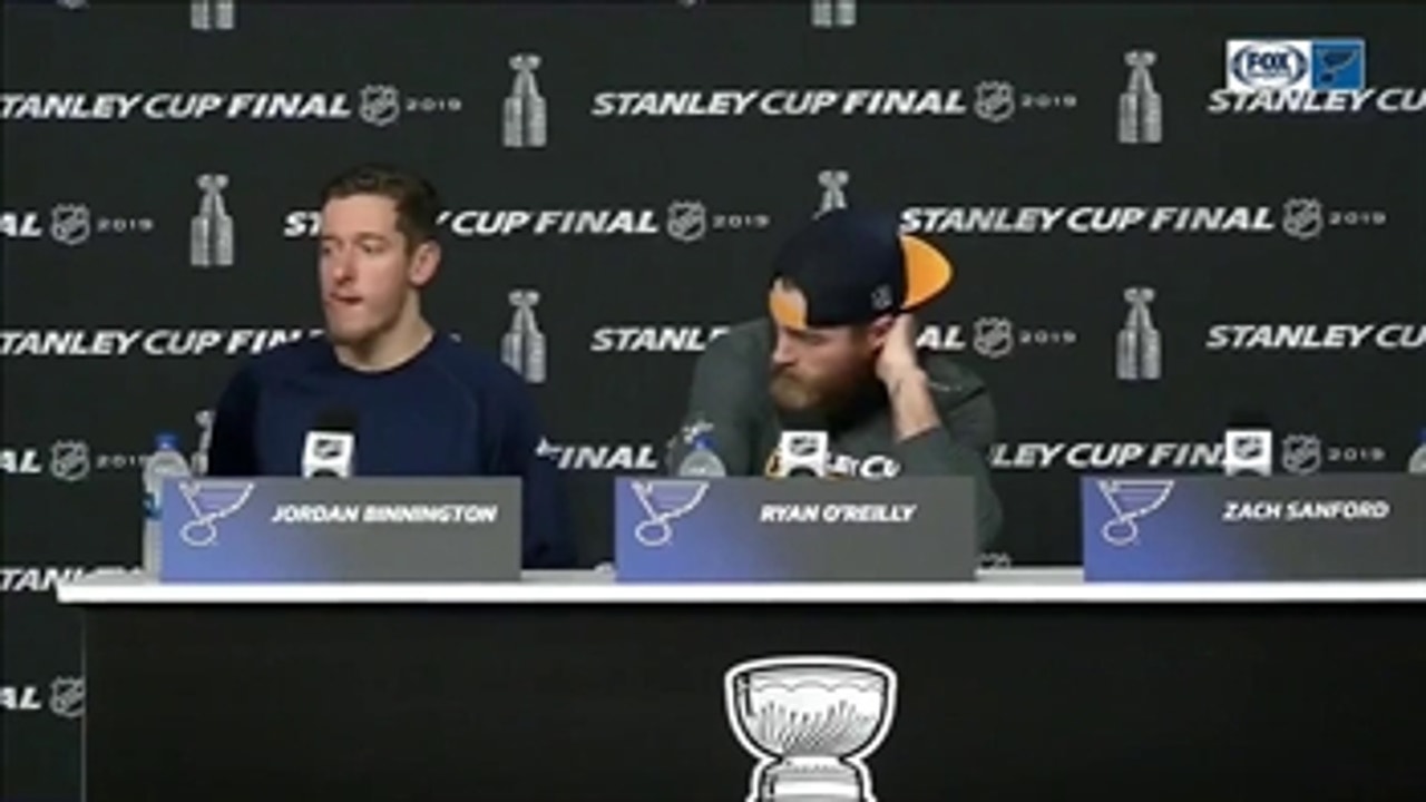 O'Reilly credits Binnington with helping Blues weather the first-period storm
