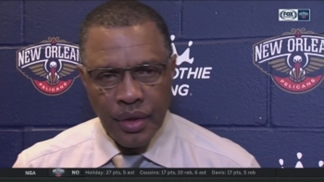 Alvin Gentry on Davis' ejection in loss to Timberwolves
