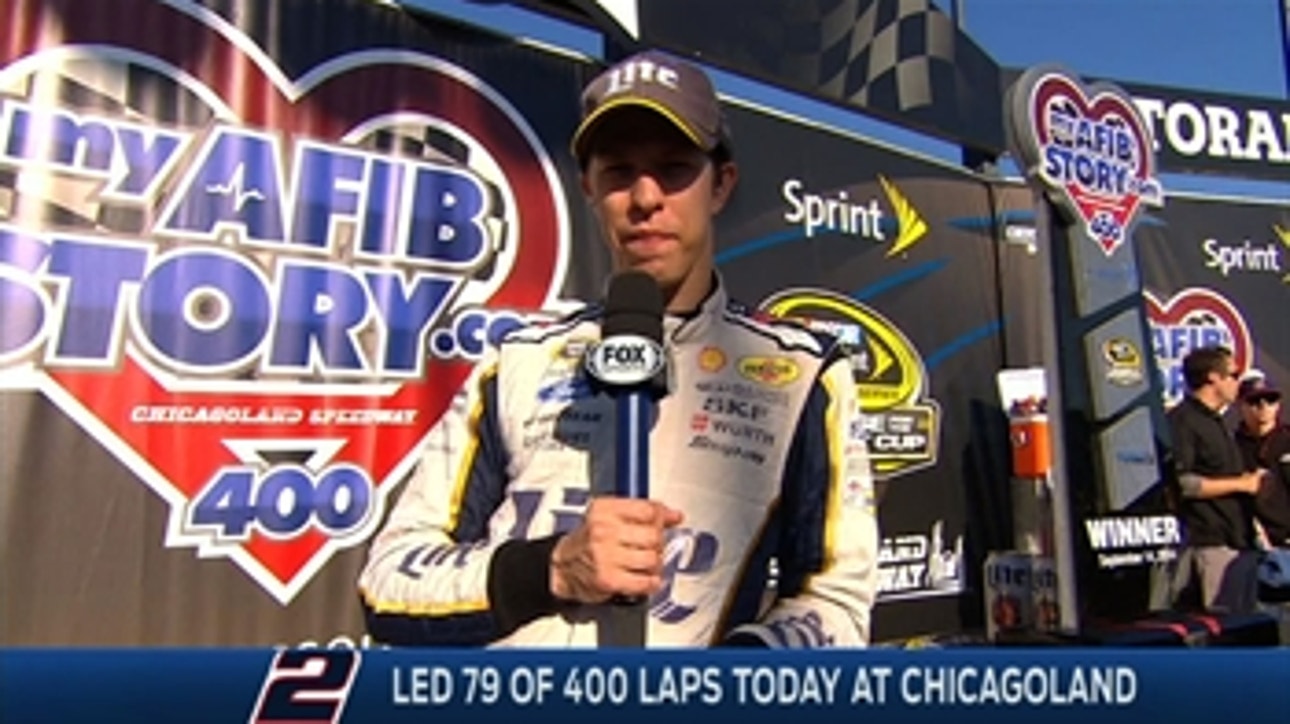 NASCAR Victory Lane: Brad Keselowski - Chicago 2014