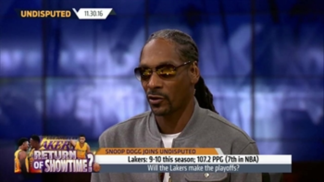 Can the 2016-17 Los Angeles Lakers make the playoffs? Snoop Dogg thinks so ' UNDISPUTED