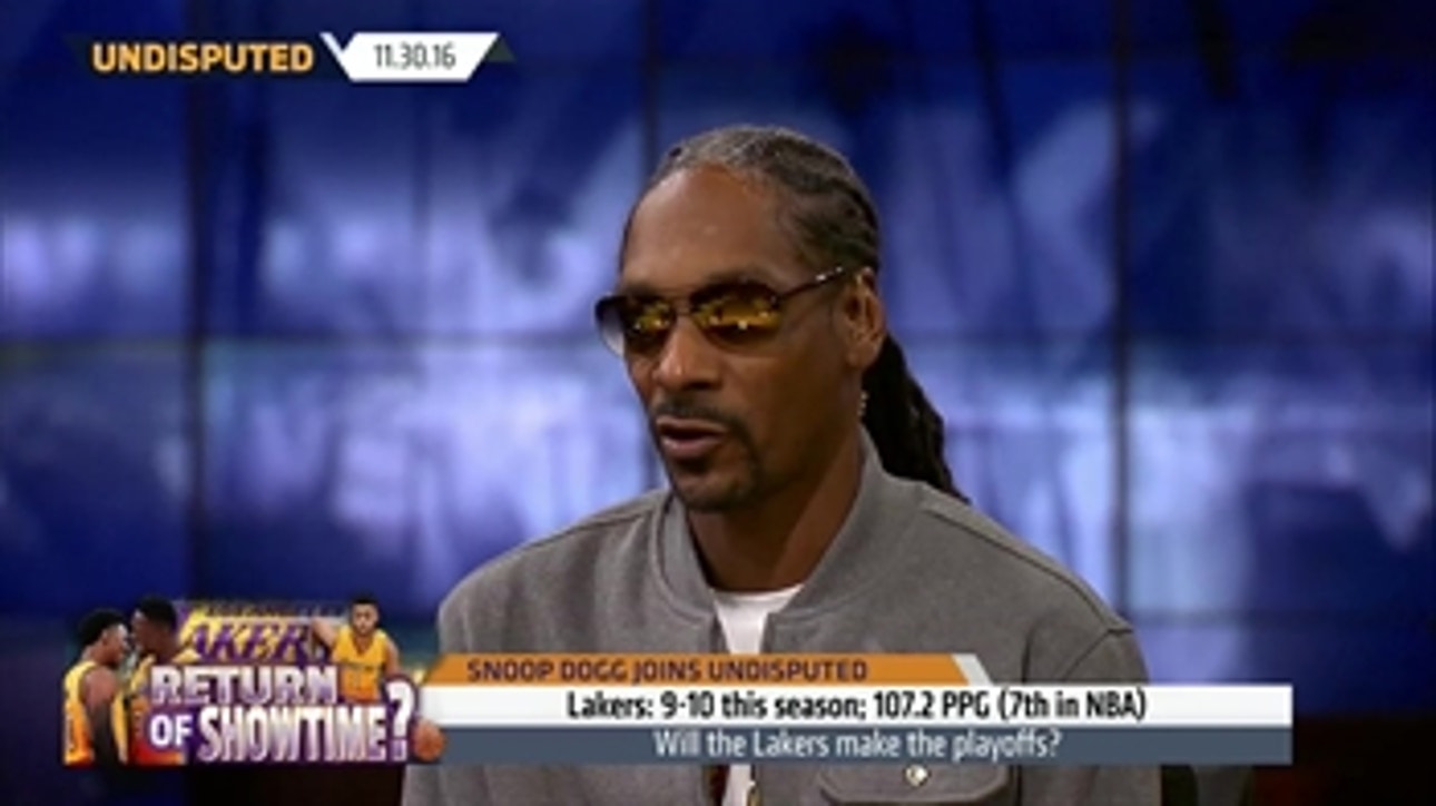 Can the 2016-17 Los Angeles Lakers make the playoffs? Snoop Dogg thinks so | UNDISPUTED