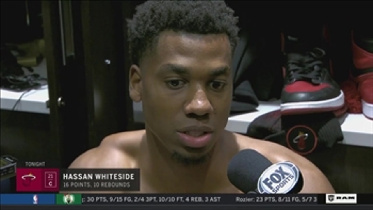 Hassan Whiteside: Our patience paid off on offense tonight