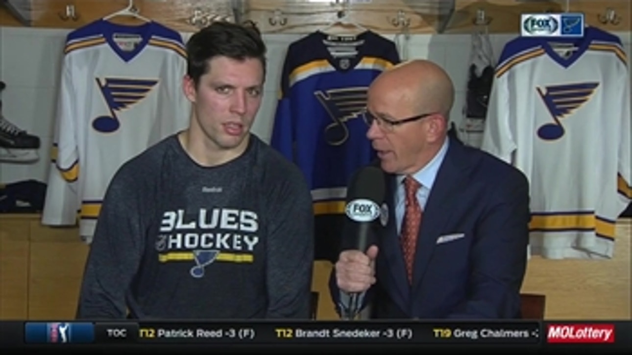 Perron says Blues 'didn't execute' in loss to Hurricanes