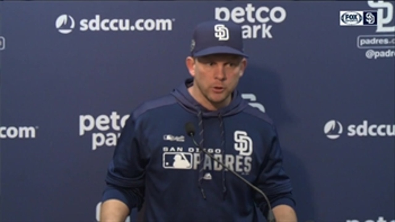 Padres manager Andy Green on Chris Paddack after the 9-6 loss