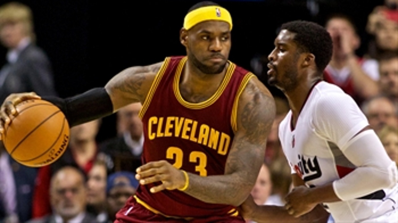 LeBron frustrated after scoring 11 points in loss to Trail Blazers