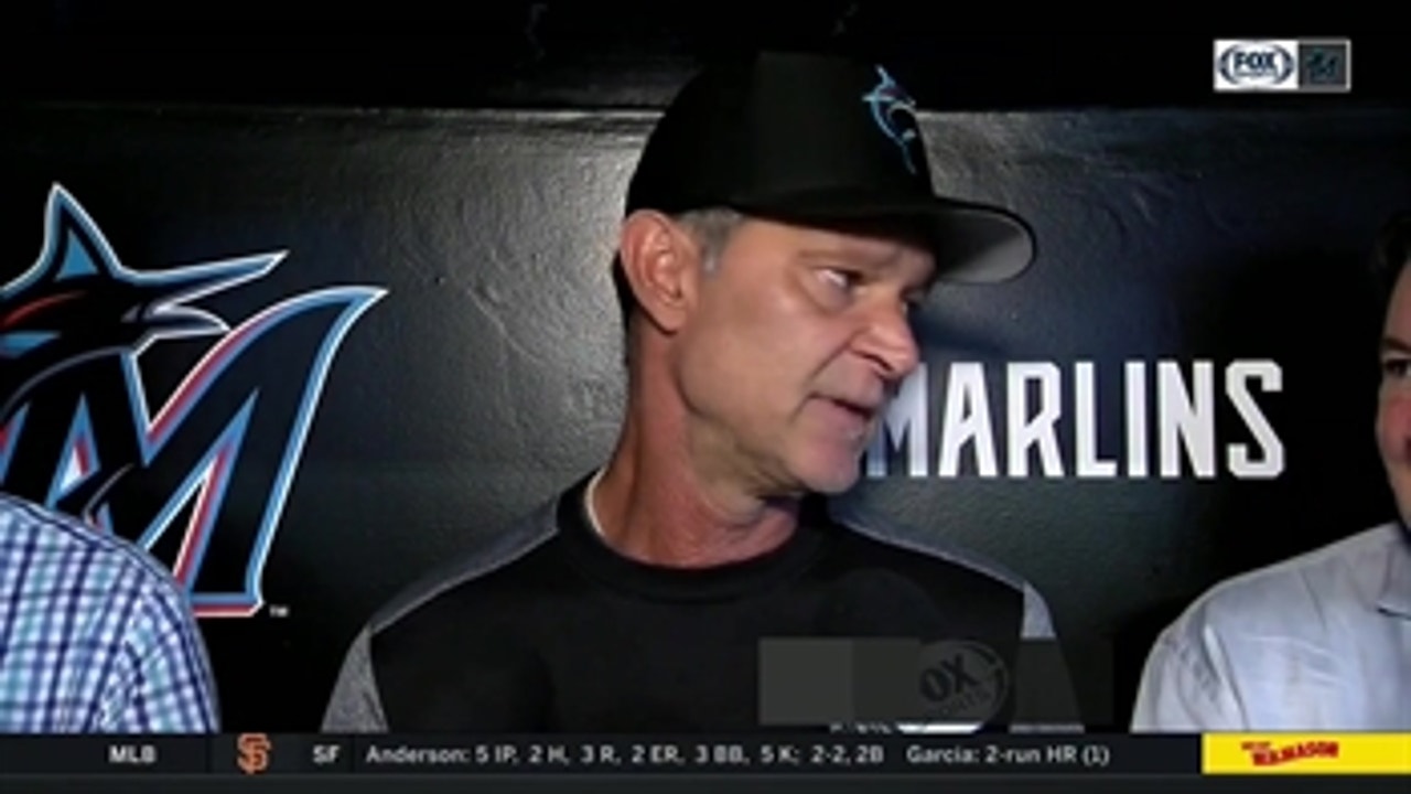 Don Mattingly on Garrett Cooper finding his rhythm at the plate