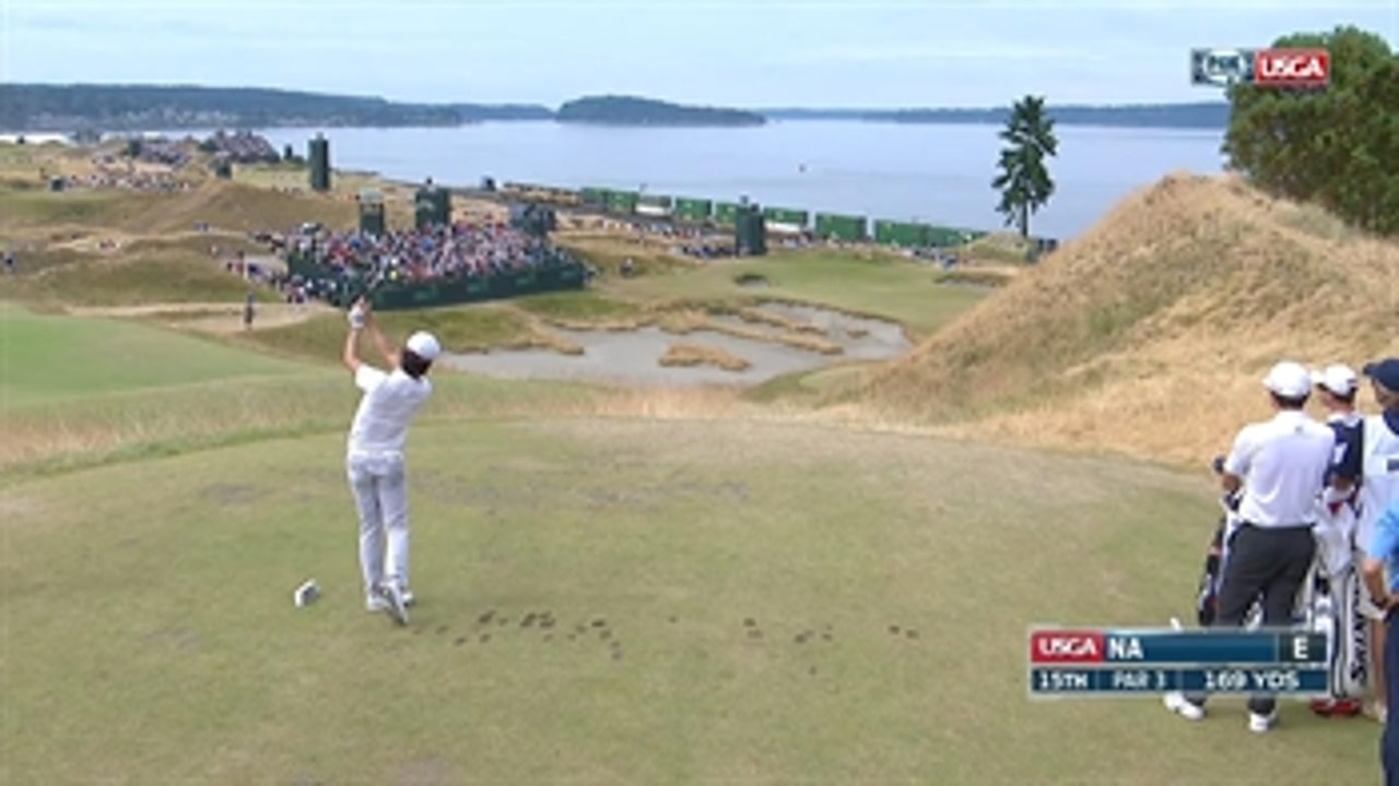 Kevin Na hits a beautiful shot off the teeing ground - 2015 U.S. Open Highlights