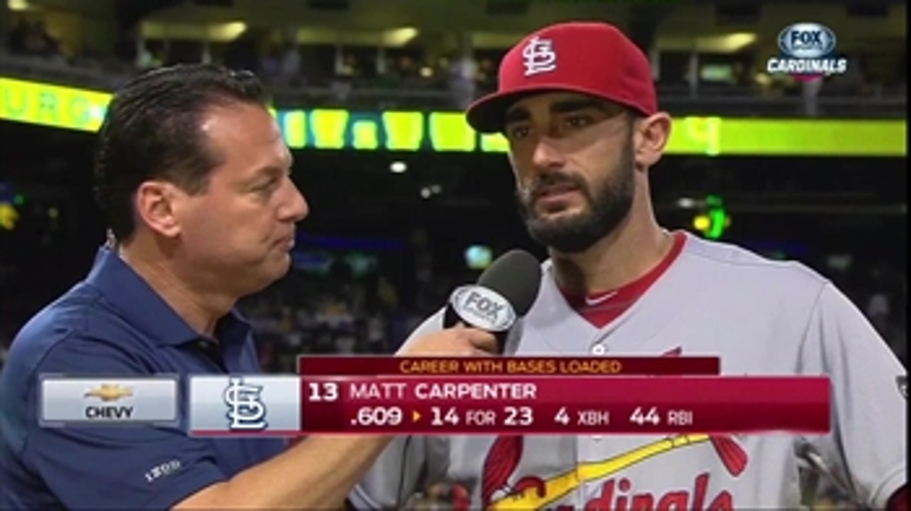 Carpenter on Martinez's stuff: 'He was nasty'