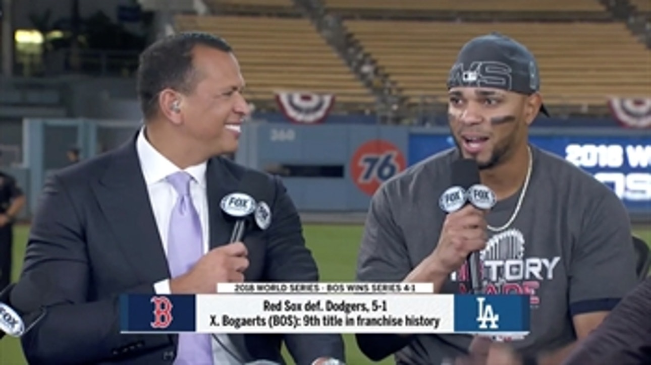 Xander Bogaerts talks about how Alex Cora helped him grow as a player
