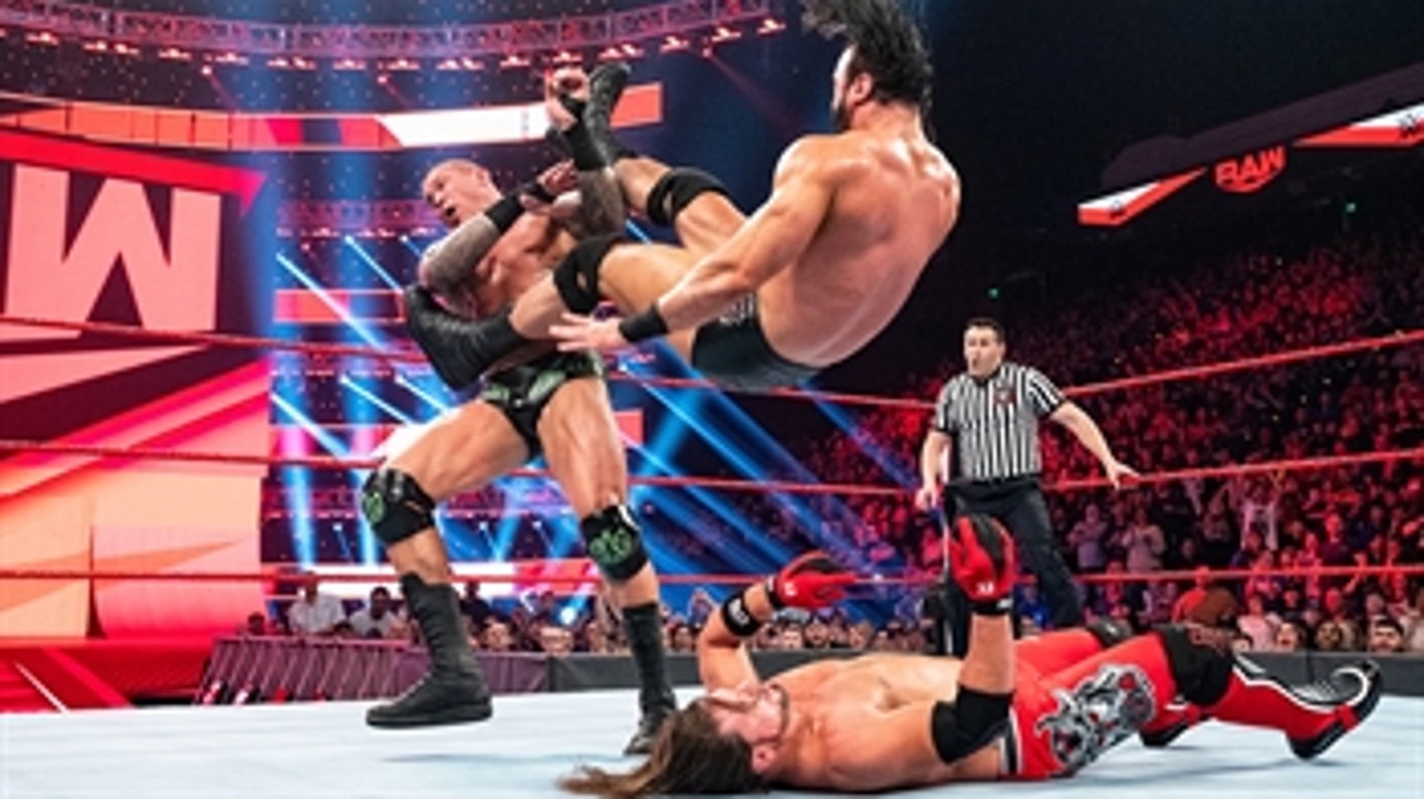 Drew McIntyre vs. Randy Orton vs. AJ Styles - Triple Threat Match: Raw, Jan. 13, 2020 (Full Match)
