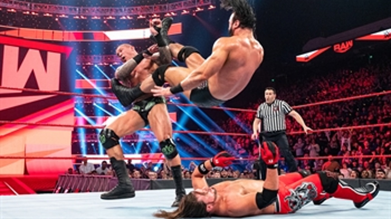 Drew McIntyre vs. Randy Orton vs. AJ Styles – Triple Threat Match: Raw, Jan. 13, 2020 (Full Match)