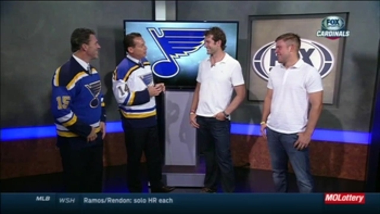 Blues unveil -- and share -- their new jerseys