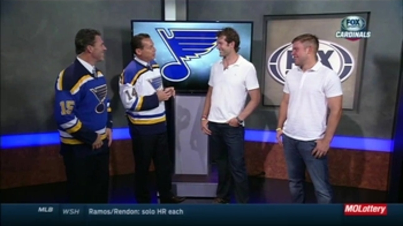 Blues unveil -- and share -- their new jerseys