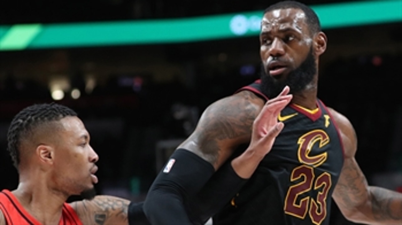 Shannon Sharpe reacts to LeBron's Cavs losing to the Portland Trail Blazers