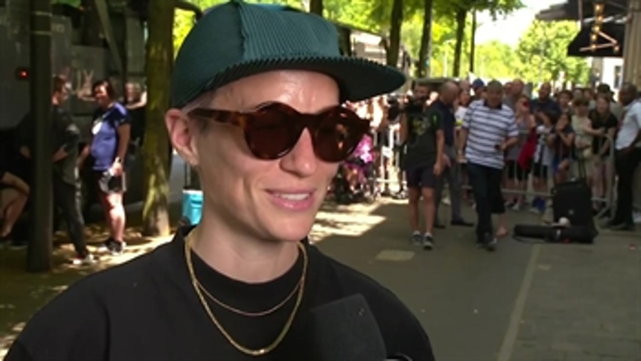 USWNT's Megan Rapinoe on upcoming quarter-final match vs. France: 'I hope it's wild'