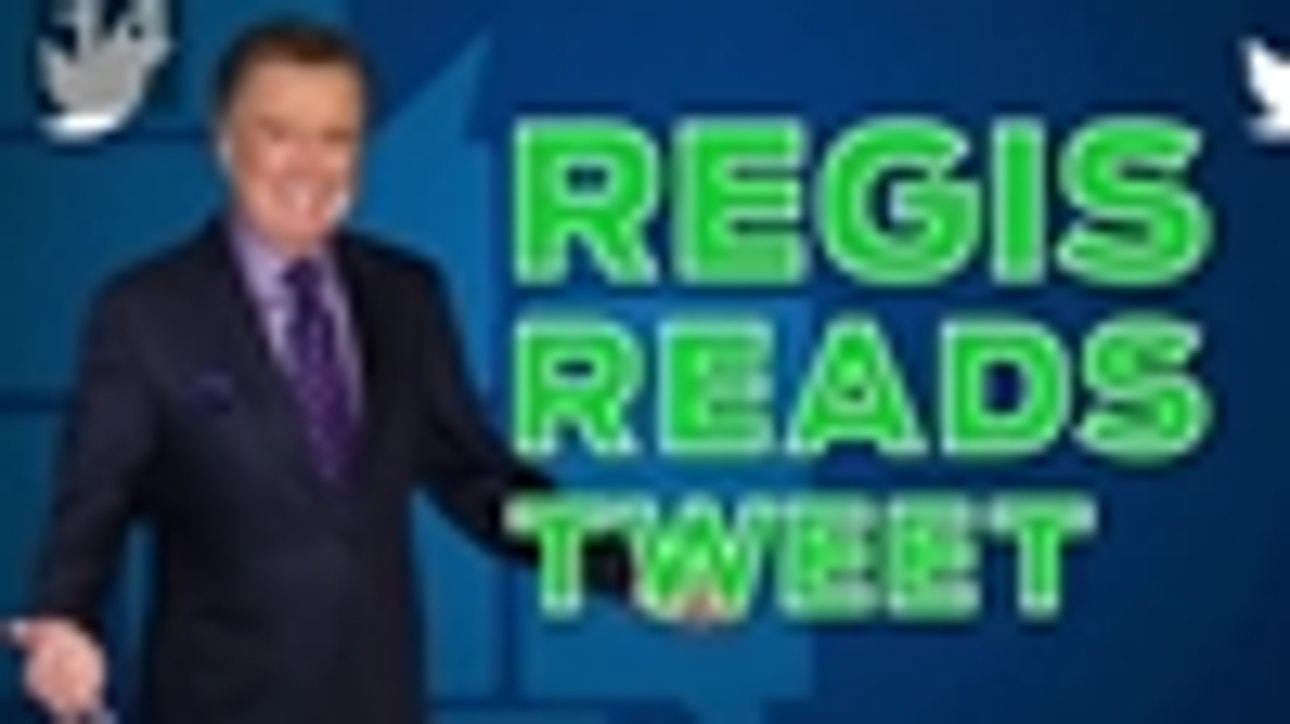 Regis reads tweets