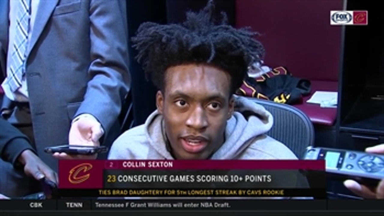 Collin Sexton feels he improved in every facet between games 1 and 82