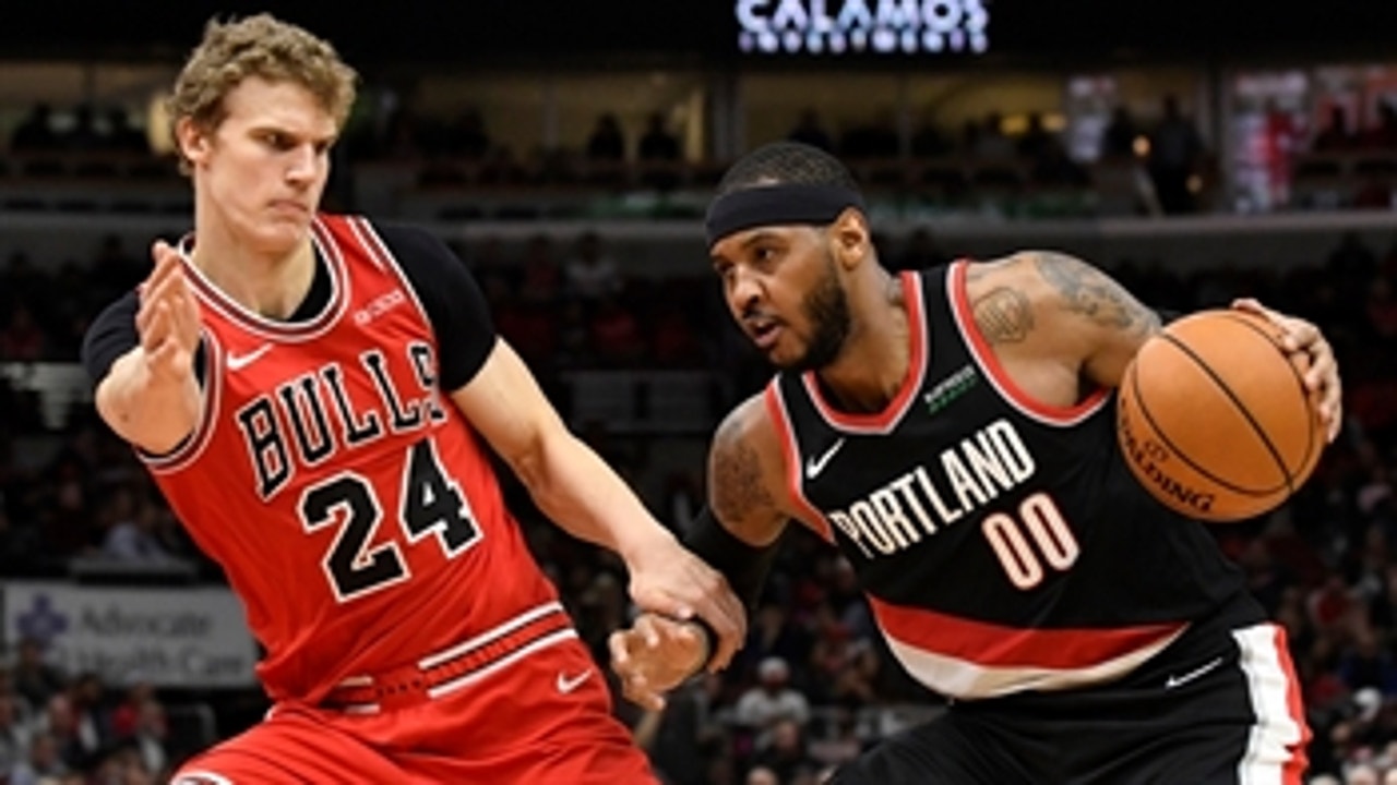 Skip and Shannon react to Carmelo Anthony dropping 25 in win against Chicago