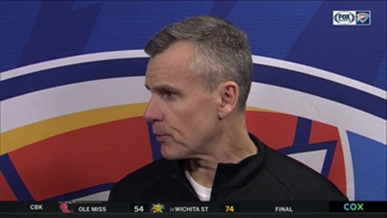 Billy Donovan on the OKC win against Cleveland
