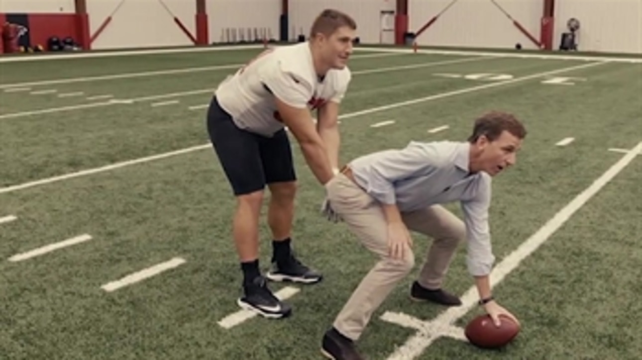 Cooper Manning gets personal with Falcons center Alex Mack ' MANNING HOUR