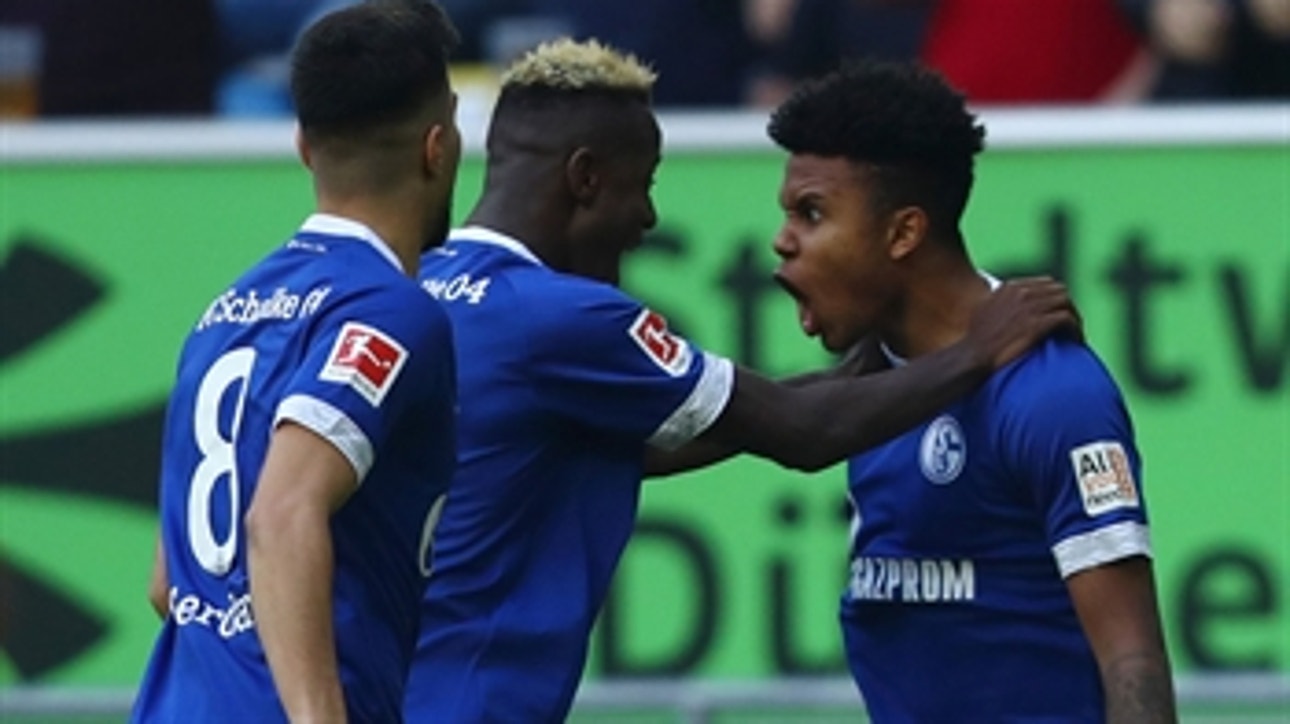 McKennie's first career Bundesliga goal for  Schalke 04 ' 2018-19 Bundesliga Highlights